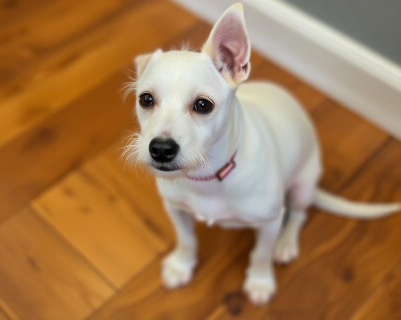 Pepper, a Jack Russell mix